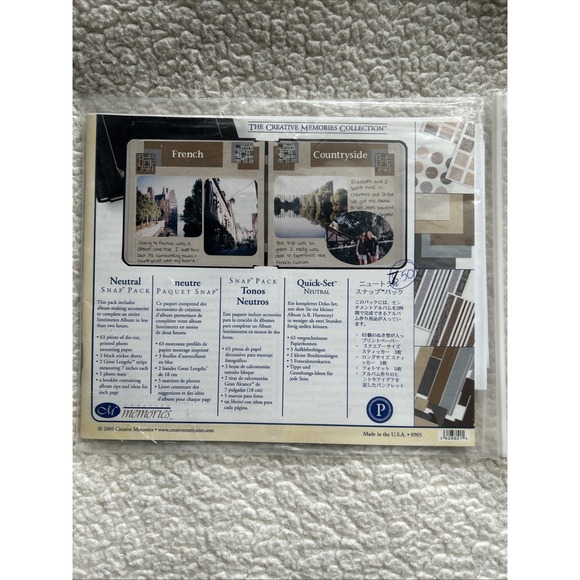 Creative memories lot 5 Penns cottage Vellum snack pack story card - Picture 4 of 11